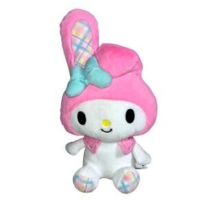 Sanrio My Melody Plush Toy Hello Kitty and Friends Embroidered Details 11"